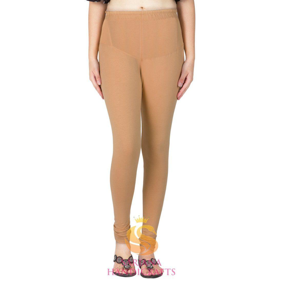 Buy WoMenLi Plus Size Women Cotton Lycra Churidar Pack of 6 Legging (S)  Multicolour at Amazon.in